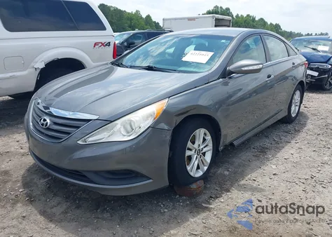 2014 Hyundai Sonata Gls z USA, uszkodzony, nr VIN 5NPEB4AC5EH939185